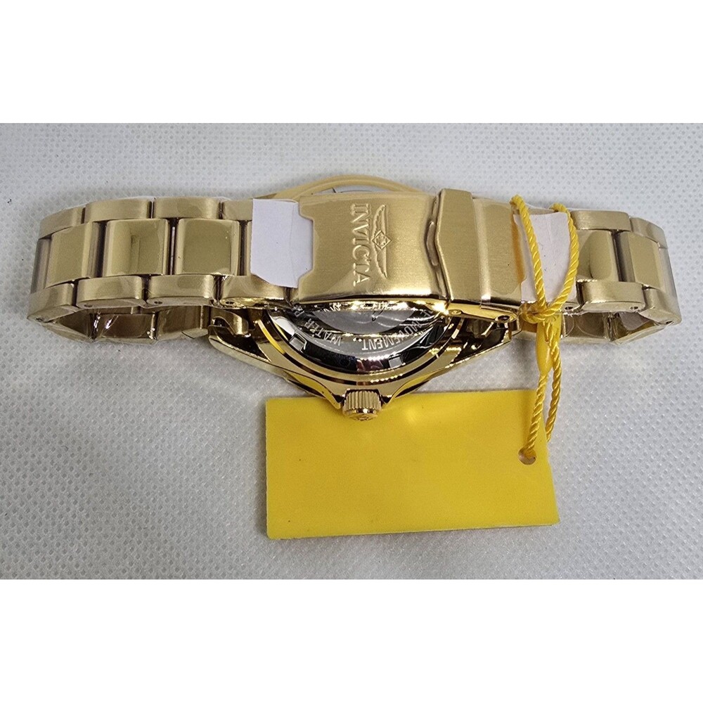 INVICTA Men's 37.5mm Stainless Steel Gold Black 50142 PC32A Quartz - Picture 4 of 7